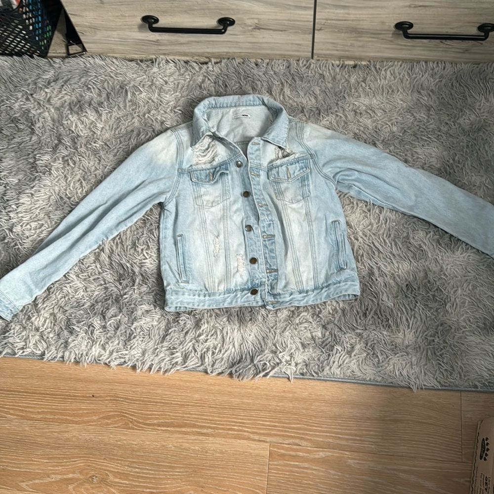 fashion nova women’s jean jacket.